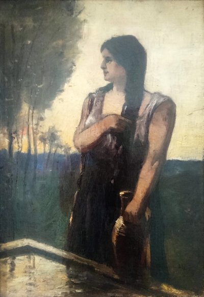 Rebecca at the Well by Lesser Ury